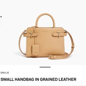 Le Tanneur Beige Handbag with Dust Bag